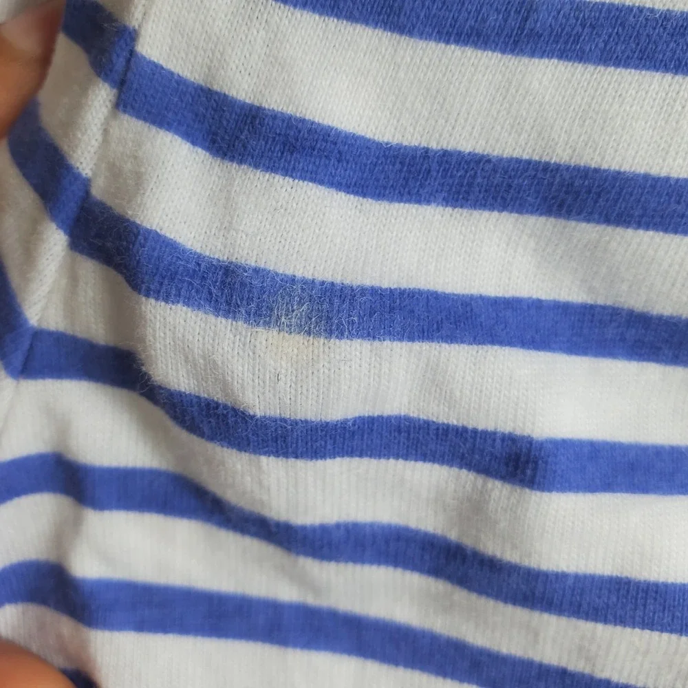 Vintage JORDACHE byTalk of the Town Baby Girl's Dres Striped Romper Style Sz 12M